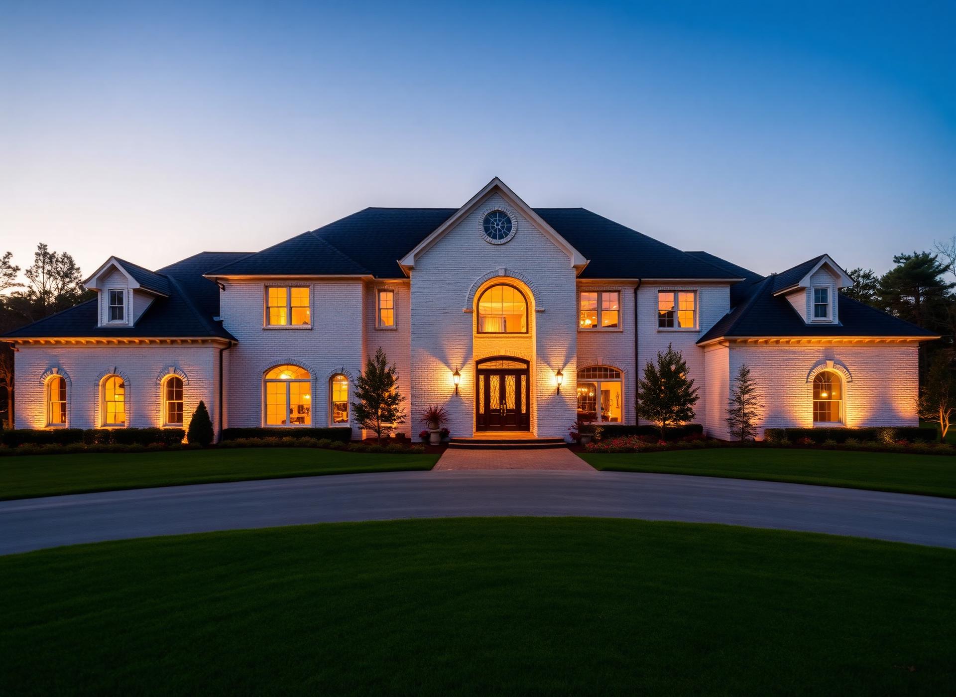 Luxury Gwinnett County estate after professional soft washing